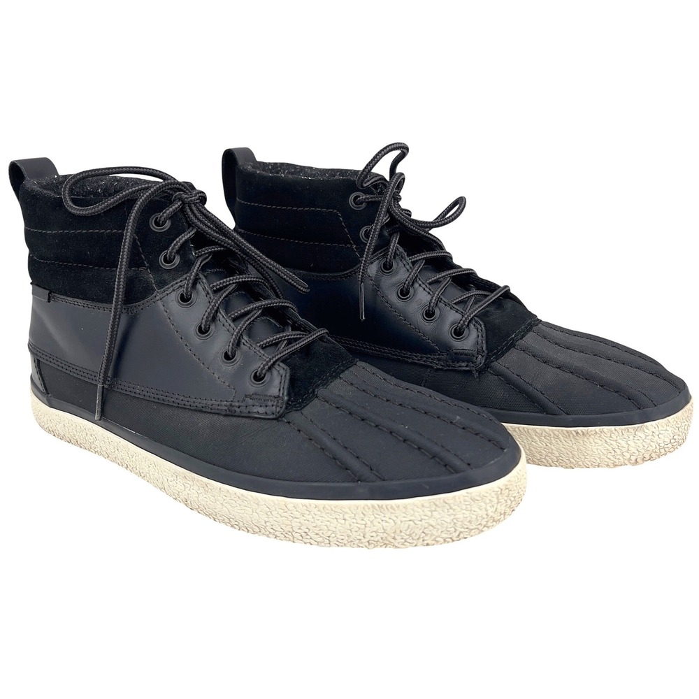 Vans Sk8-Hi Del Pato MTE Mens Duck Boot Black‎ Leather Suede All Weather 11